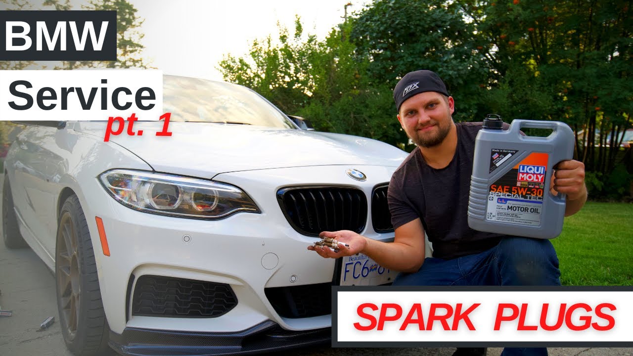 Replacing Spark Plugs on my BMW - BMW Service Part 1