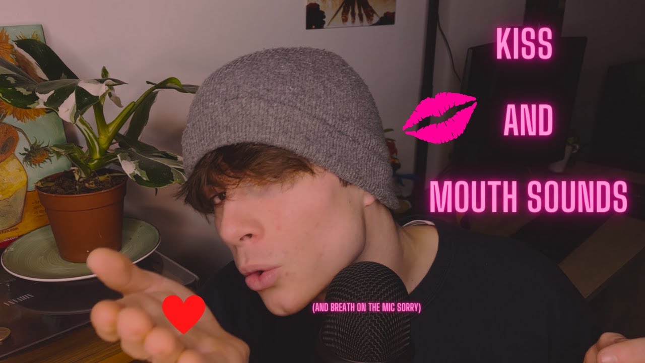 ASMR 💋 KISS AND MOUTH SOUNDS 💋 (et respiration sur le micro)