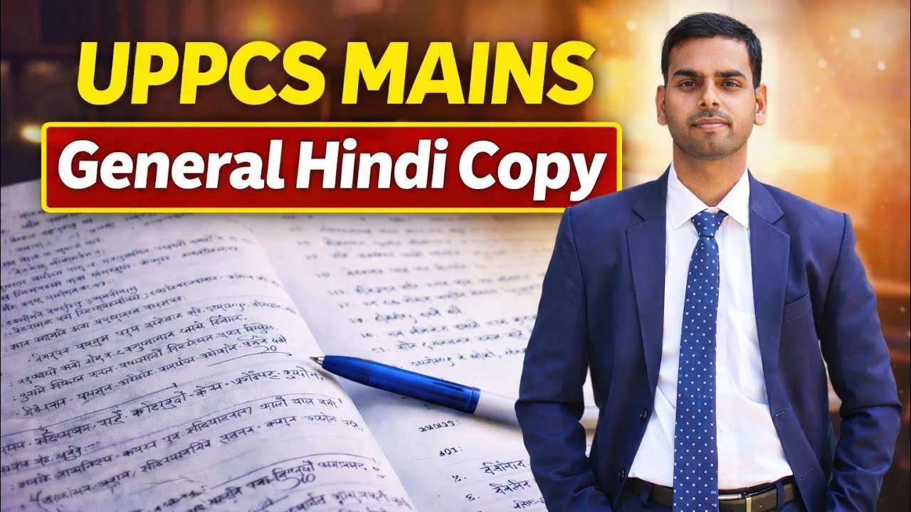 UPPCS Mains General Hindi Copy 🔥 #uppcs #uppsc #princeshukla #uppcsmains #uppcsmains2025 