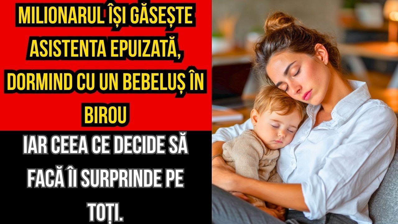 Milionarul GĂSEȘTE ASISTENTA EPUIZATĂ cu BEBELUȘ în birou și DECIDE ceva ȘOCANT...