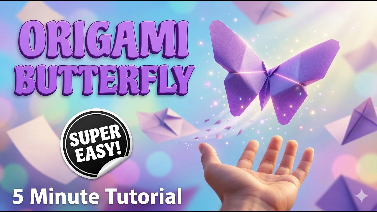 A butterfly🦋| How To Make A Origami Butterfly