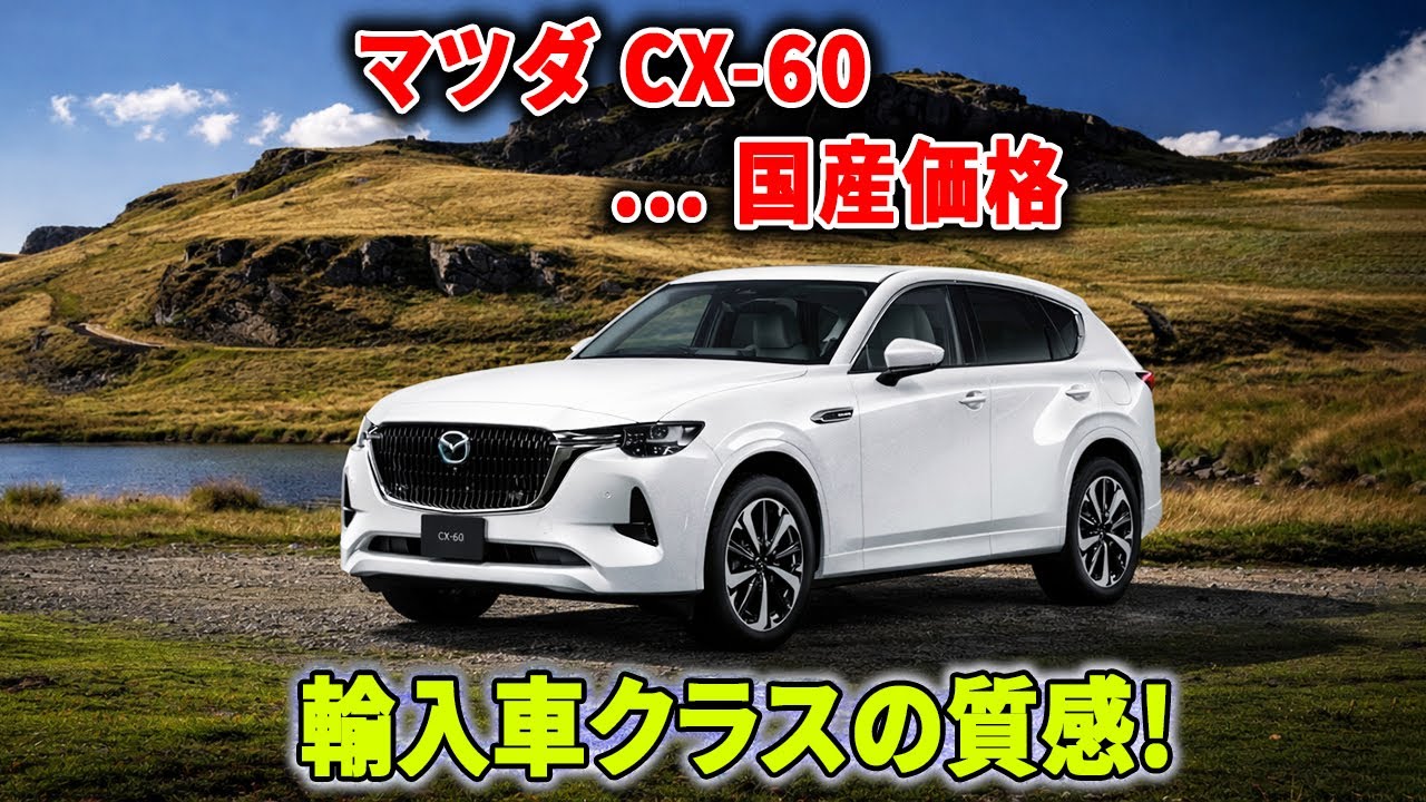マツダ CX-60！輸入車クラスの質感×国産価格、なぜ“分かる人しか買わない”？