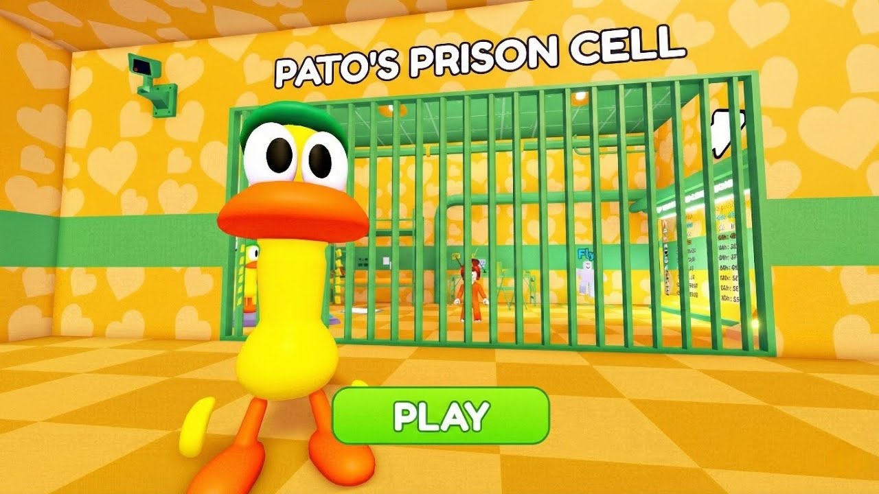 Pato's Prison Run! (Obby) Gameplay #roblox #obby #pocoyo