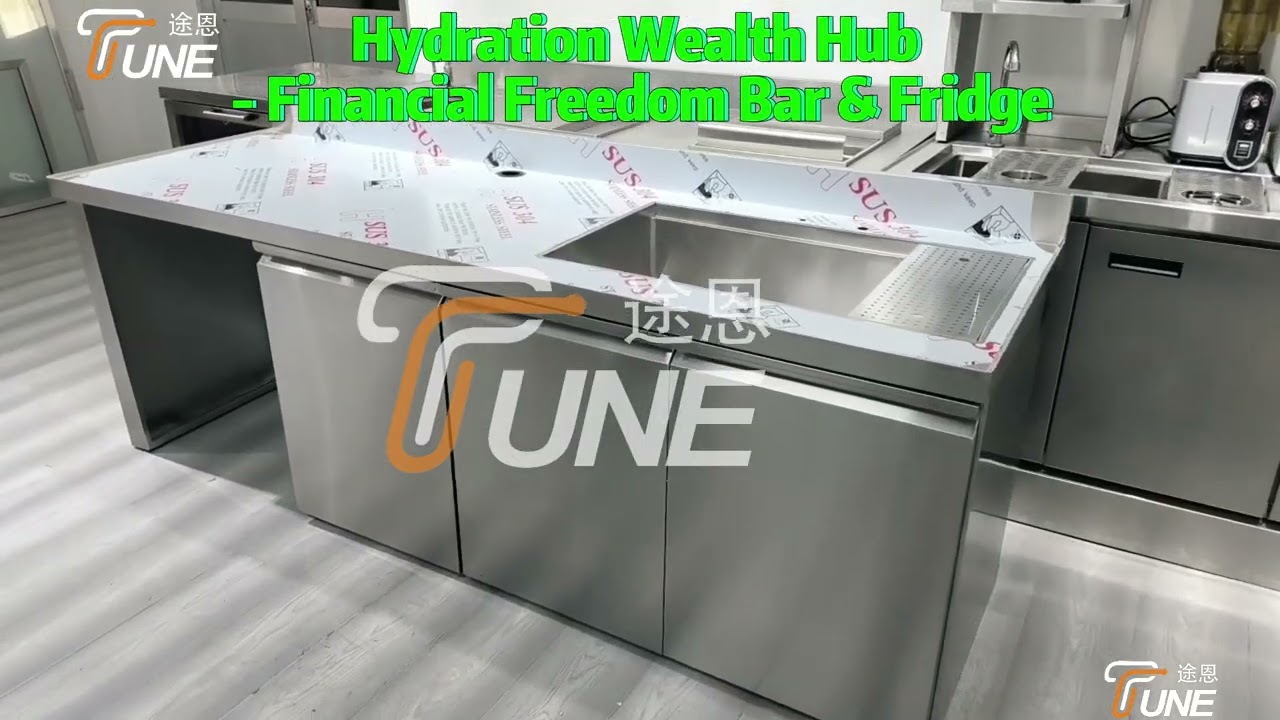 Hydration Wealth Hub - Financial Freedom Bar & Fridge