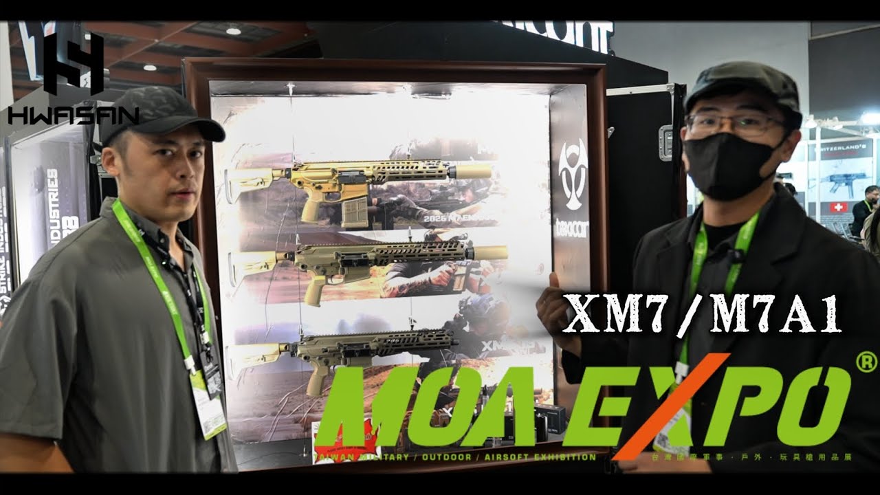 MOA 2025｜HWASAN 樺山重點新品搶先看｜M7A1 / XM7 / Ruger PCC / TTI V7 / SI KP9 / EVO Scorpion