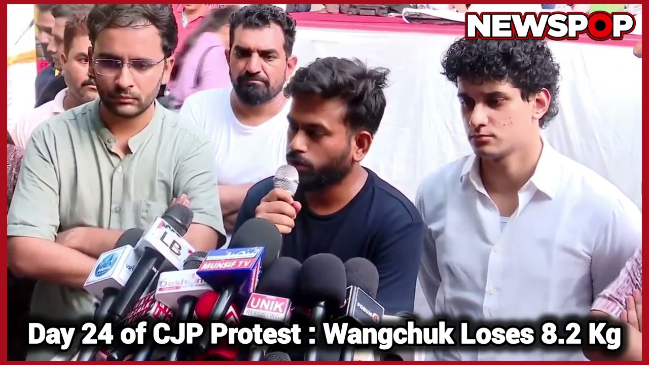 Day 24 of CJP Protest : Wangchuk Loses 8.2 Kg