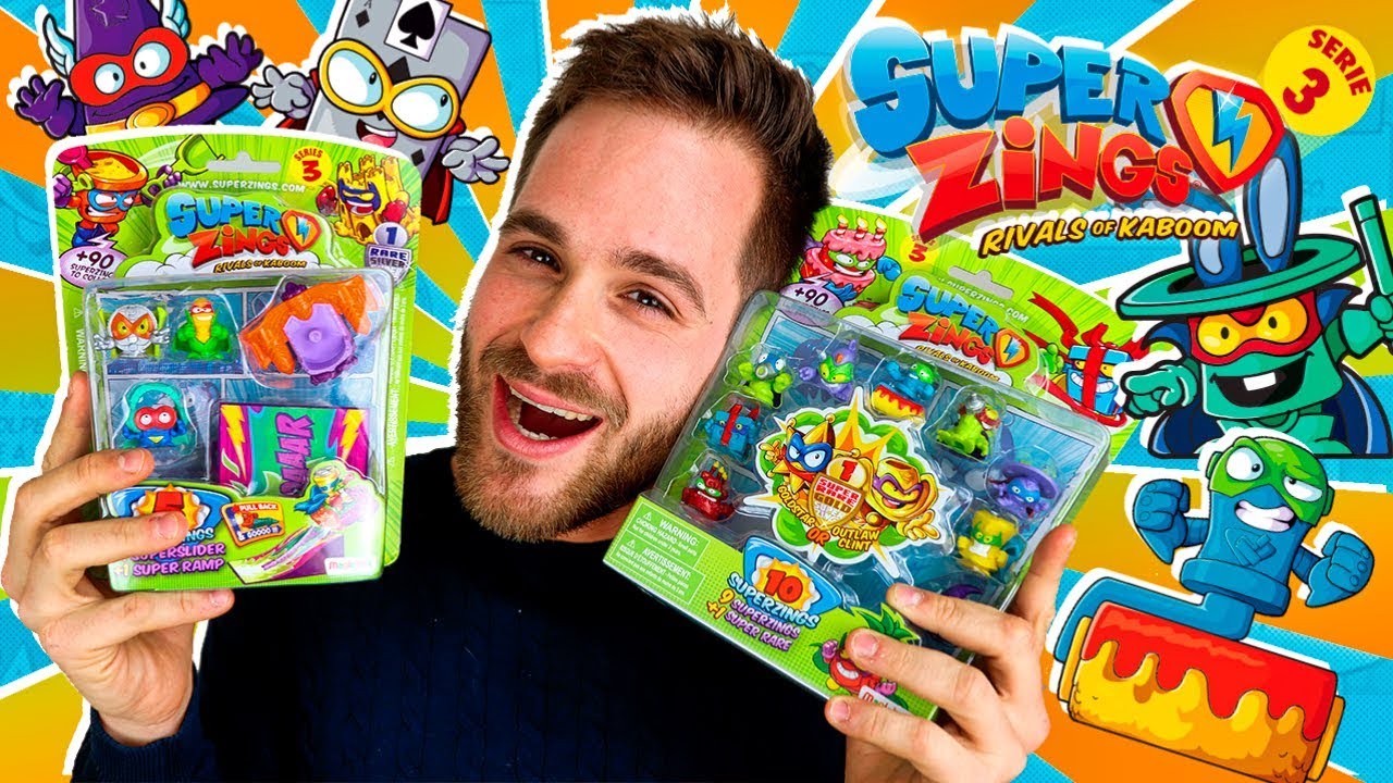 SuperZings Series 3 UNBOXING BLISTER 10 PACK + 5 PACK | Mega UNBOXING SuperZings en Pe Toys