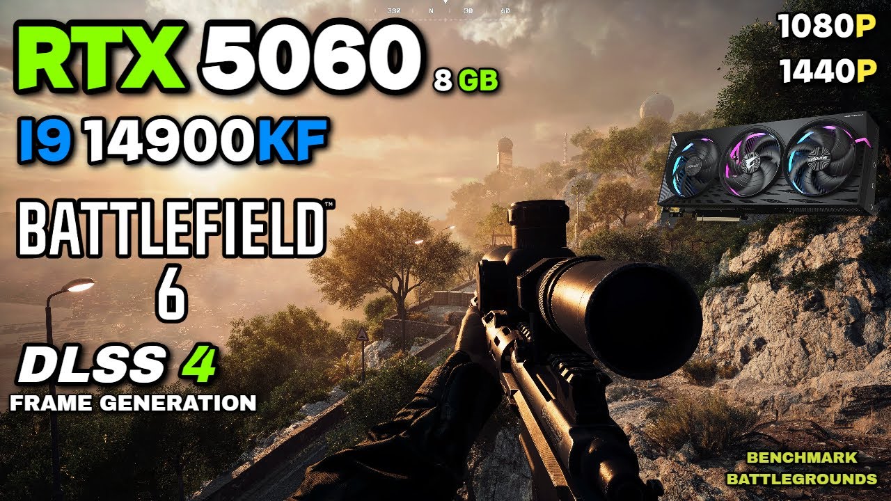 Battlefield 6: RTX 5060 8 ГБ | 1080P | 1440P | DLSS 4 | F.G