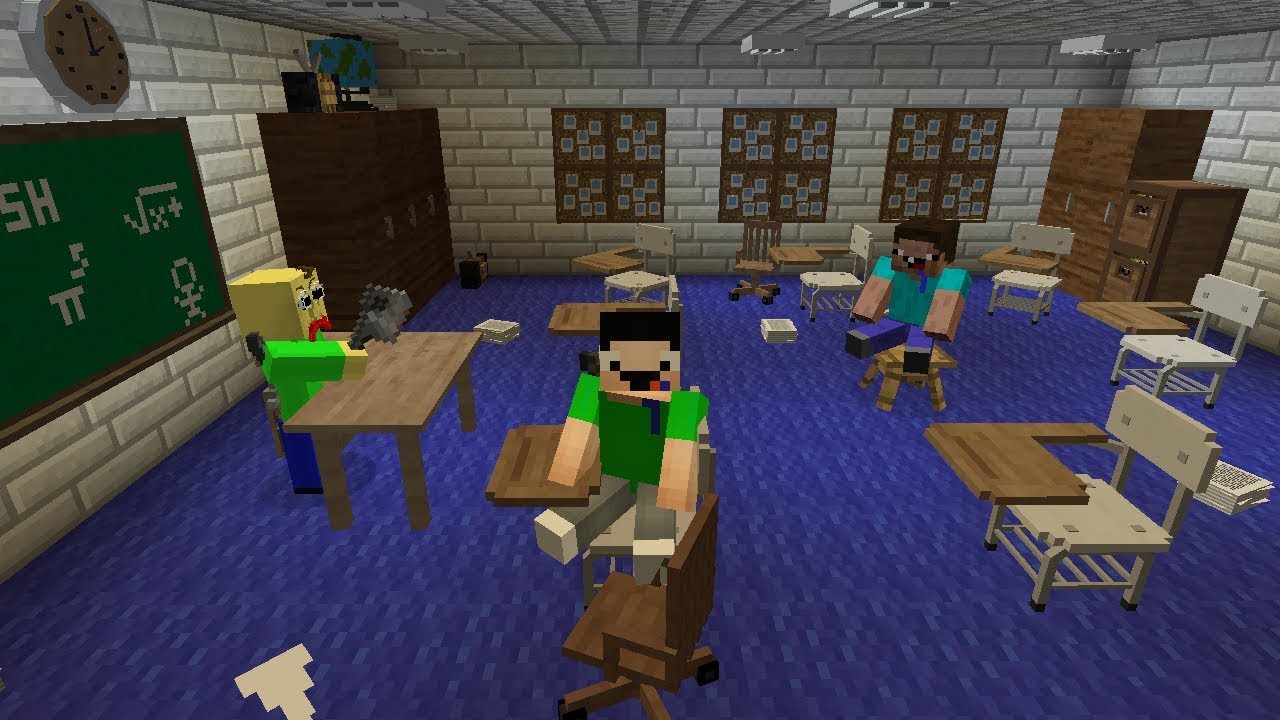 2 NOOB JUGANDO COMO BALDI, BANDI TOMA EL CUERPO DE KEIFERMC MINECRAFT TROLL.