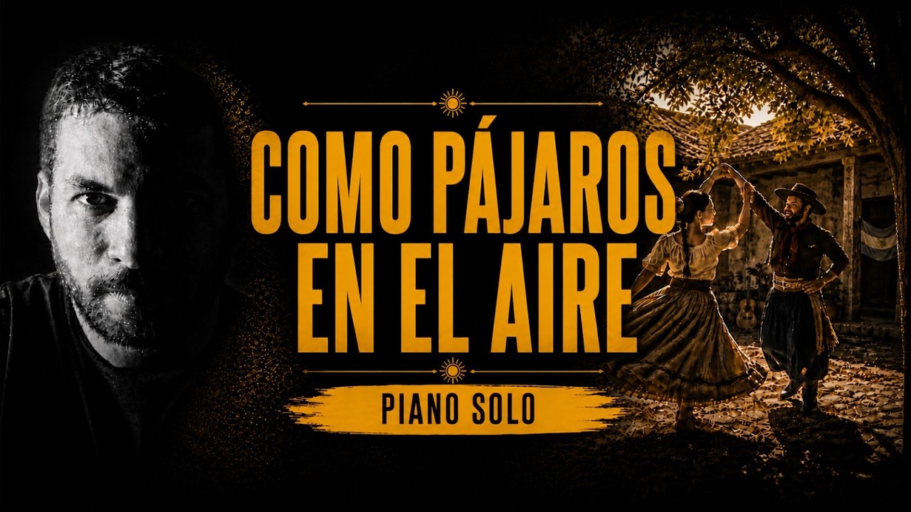 Como pájaros en el aire-Peteco Carabajal-solo piano (arr Mariano Statello)