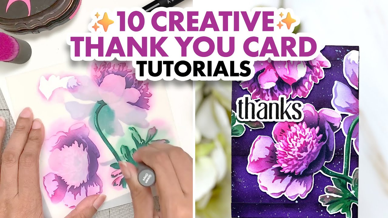 10 Easy Thank You Card Ideas You&rsquo;ll Want to Try | Cardmaking Inspiration