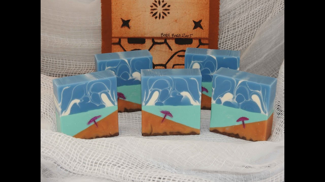 Faire son savon maison - BLUE LAGOON - Soap ☀️