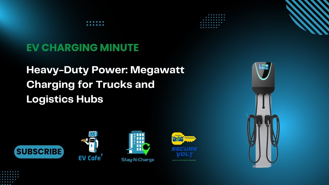 Мощная электроэнергия: мегаваттная зарядка для грузовиков и логистических центров