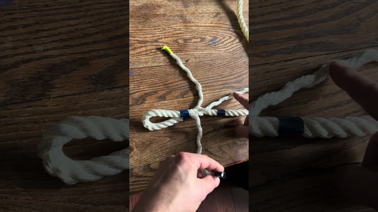 Eyesplice in 3 strand rope
