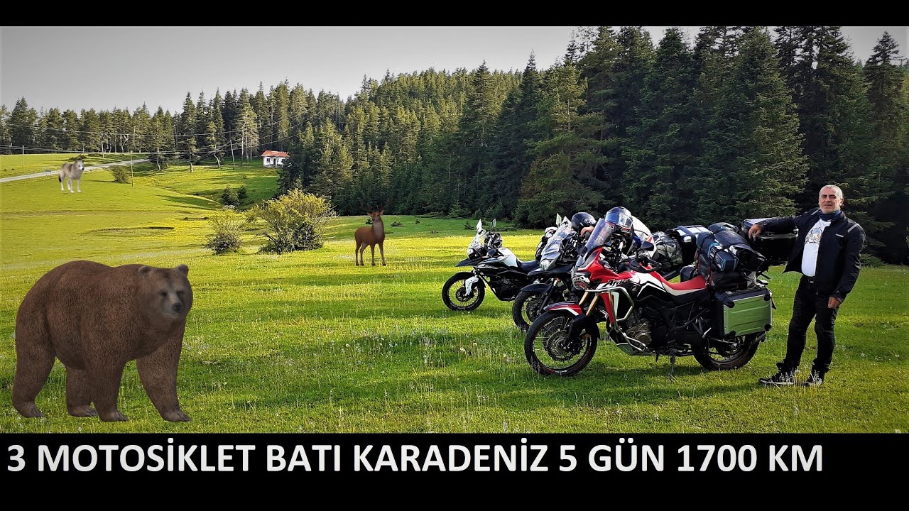 3 Motosiklet Batı KARADENİZ 5 Gün 1700 km MotoMacera (HAZİRAN 2022)