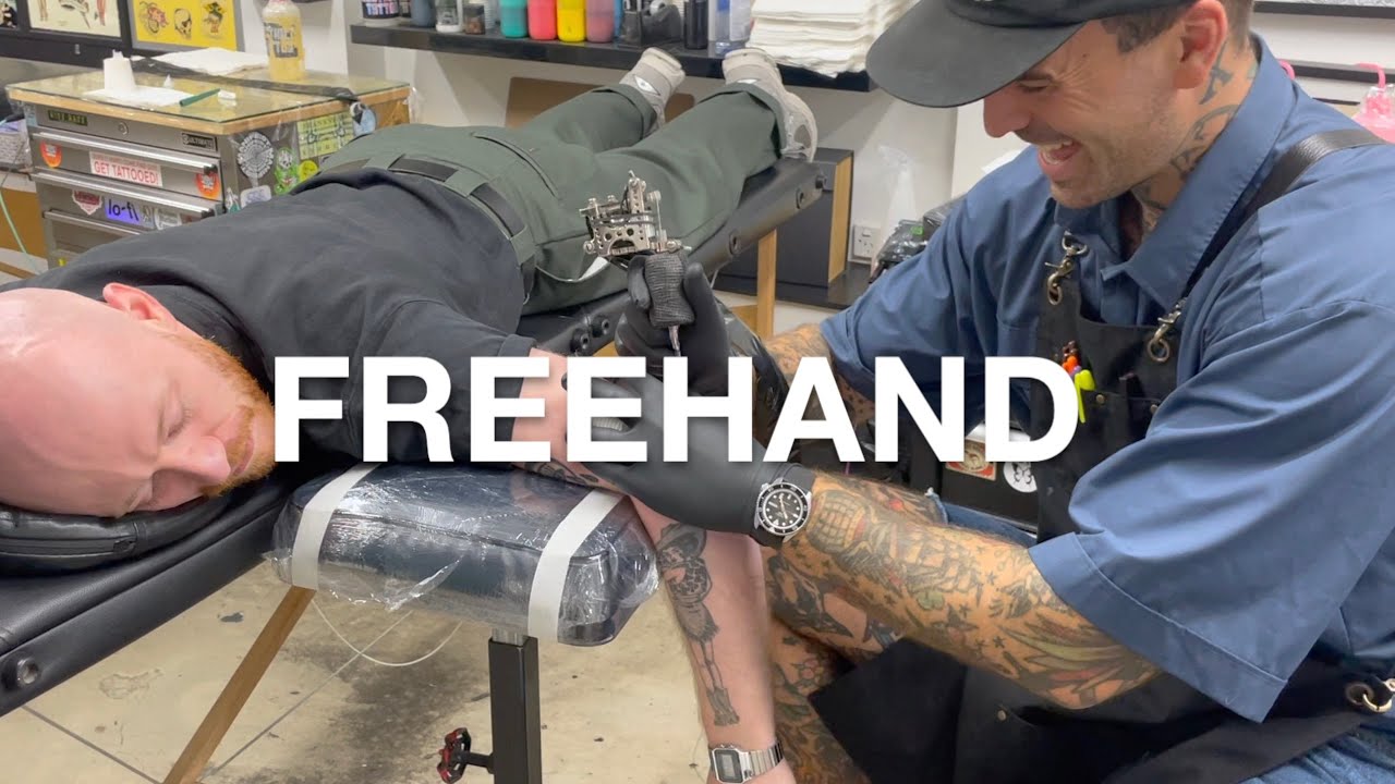 Freehand Drawing Tattoos Plus Grid Tattoo Tour