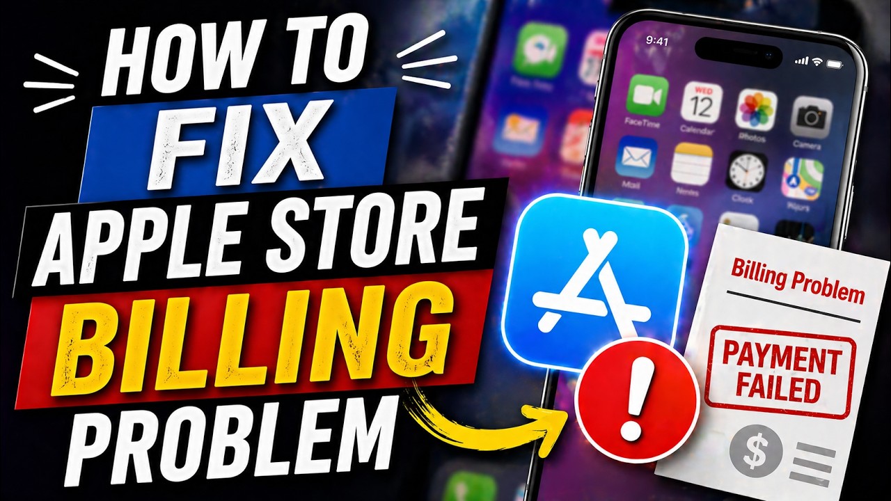 Как исправить проблему с оплатой в Apple Store ✅ (2026) Простой и быстрый урок