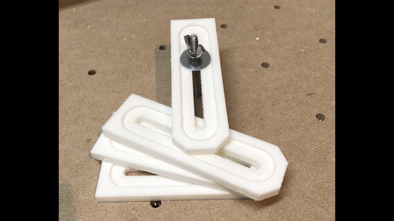 Designing and Cutting Hold Down clamps
