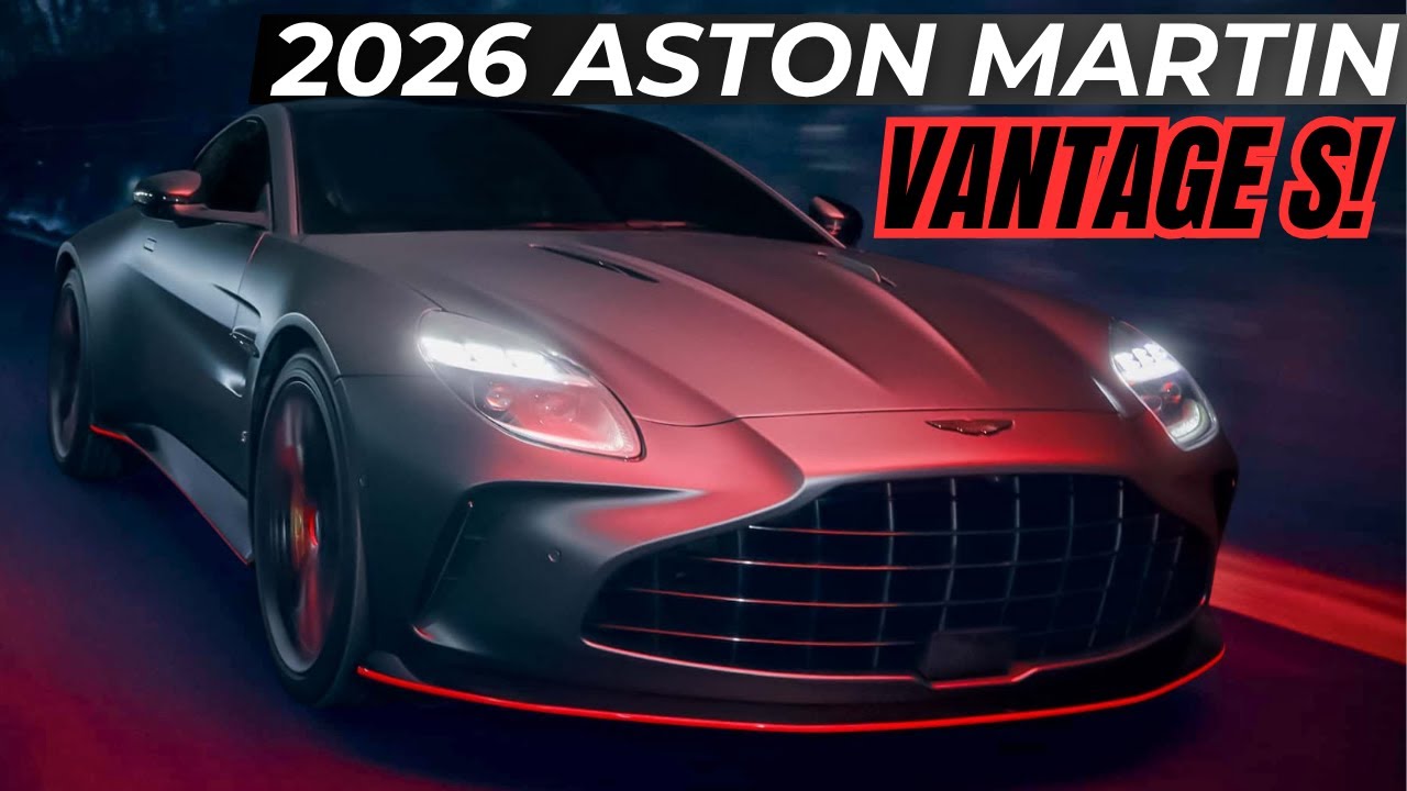 2026 Aston Martin Vantage S Gains More Power, Aero and Precise Handling