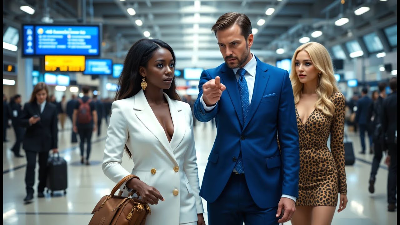 Миллионер высмеял свою бывшую жену, темнокожую женщину, в аэропорту… А потом для нее приземлился ...