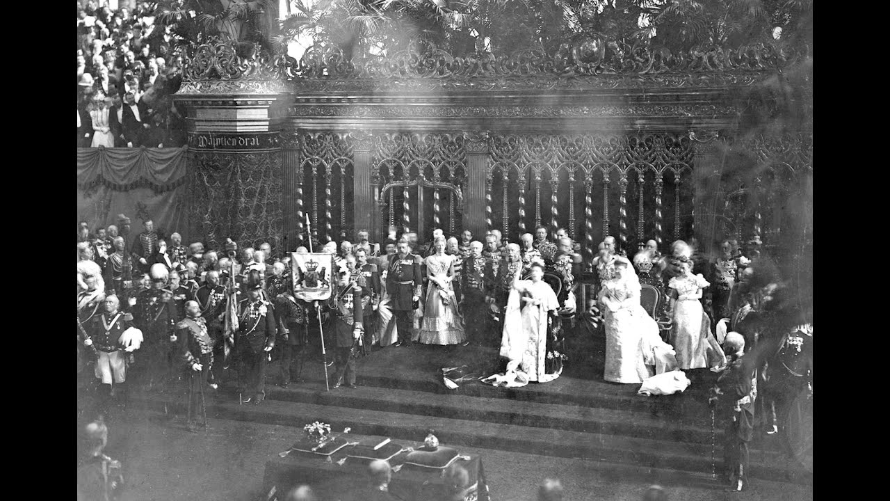 Inauguration Queen Wilhelmina 1898