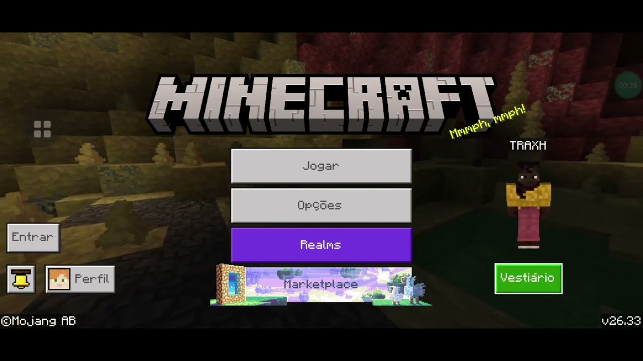 MCPE v1.26.33 OFICIAL! ULTIMO LAN&Ccedil;AMENTO! (MCPE 26.33)
