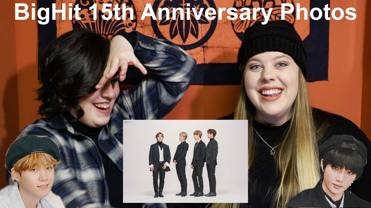 REACTION to BigHit's 15th Anniversary Photos BTS || we need to learn TXT