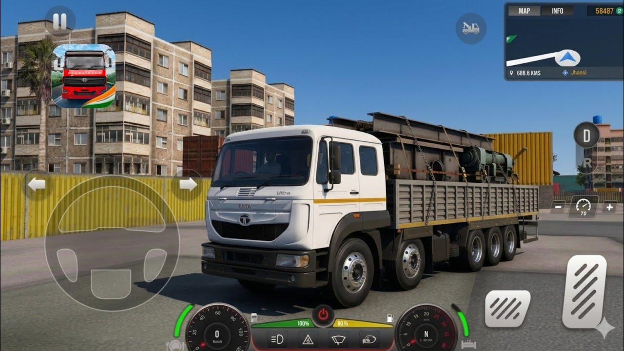 Driving a Loaded Tata Truck Through Dangerous Ghats! | Truck Master India 🏔️