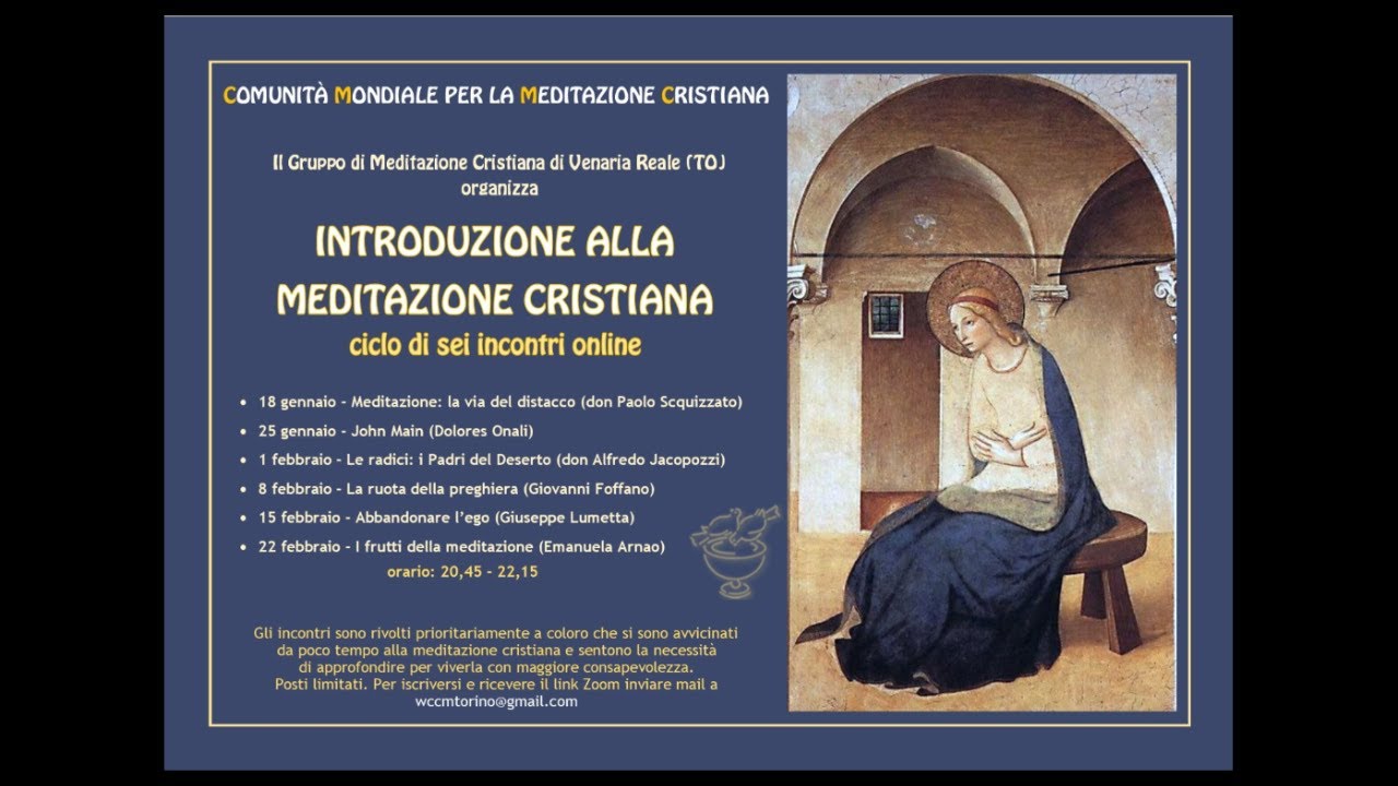 Meditazione: la via del distacco. Don Paolo Scquizzato - 2022