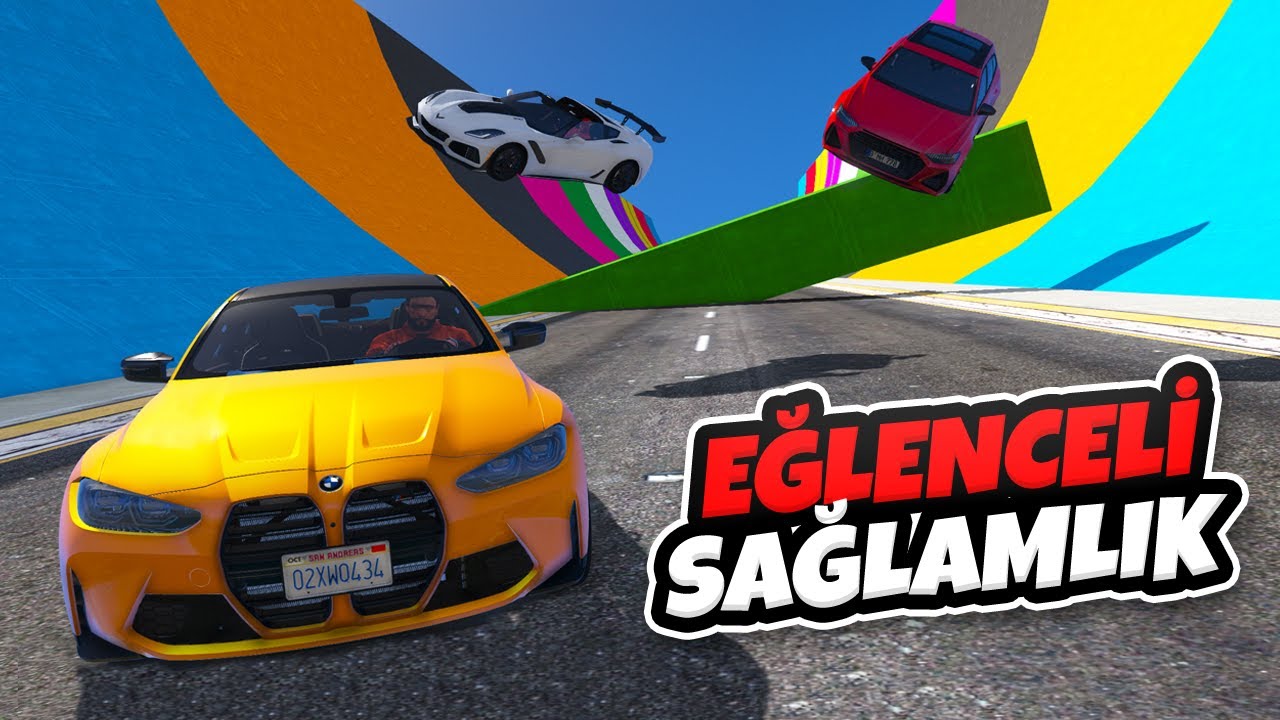 Yeni Spor Arabalar Eğlenceli Sağlamlık Testinde - GTA 5