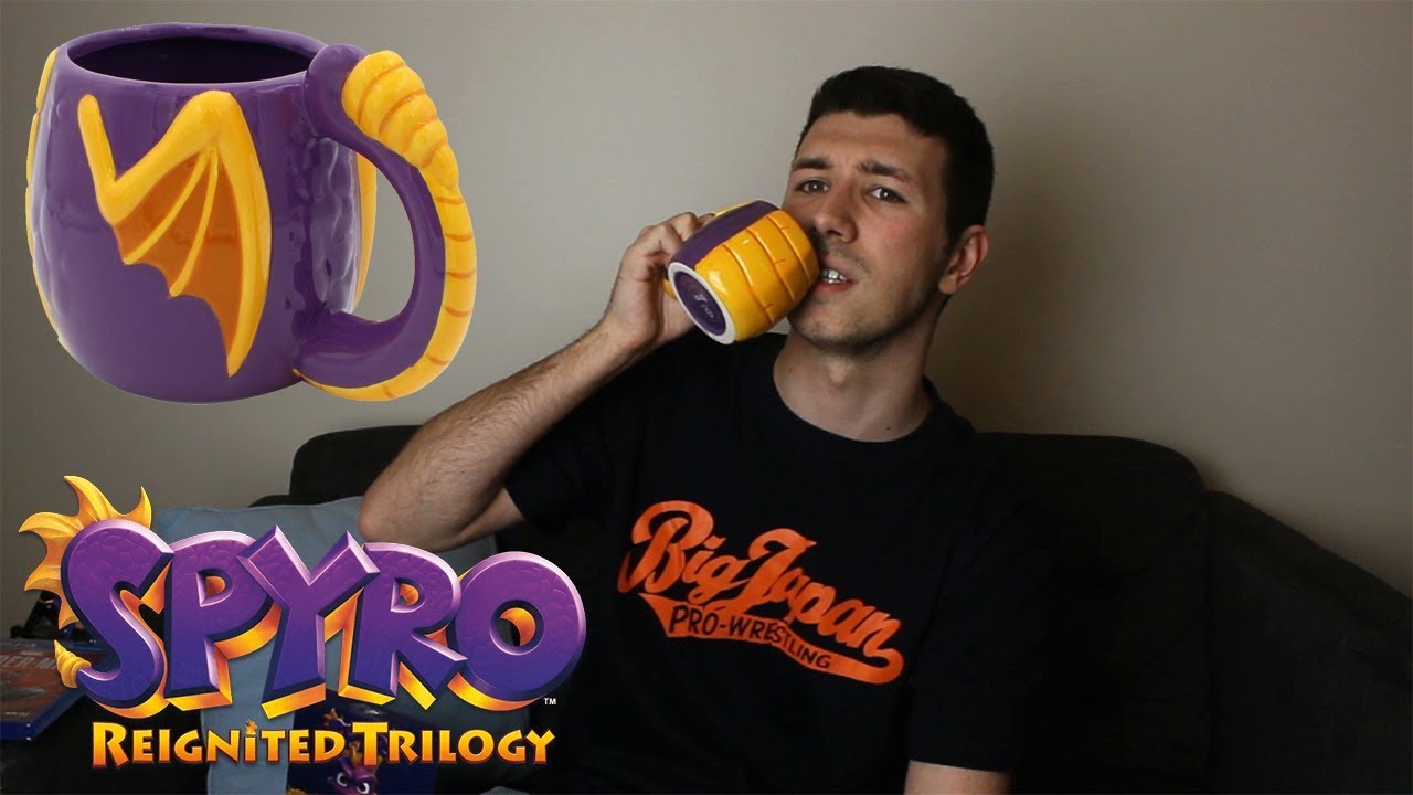Spyro the Dragon 3D Mug Unboxing | Spyro Reignited Trilogy Merchandise