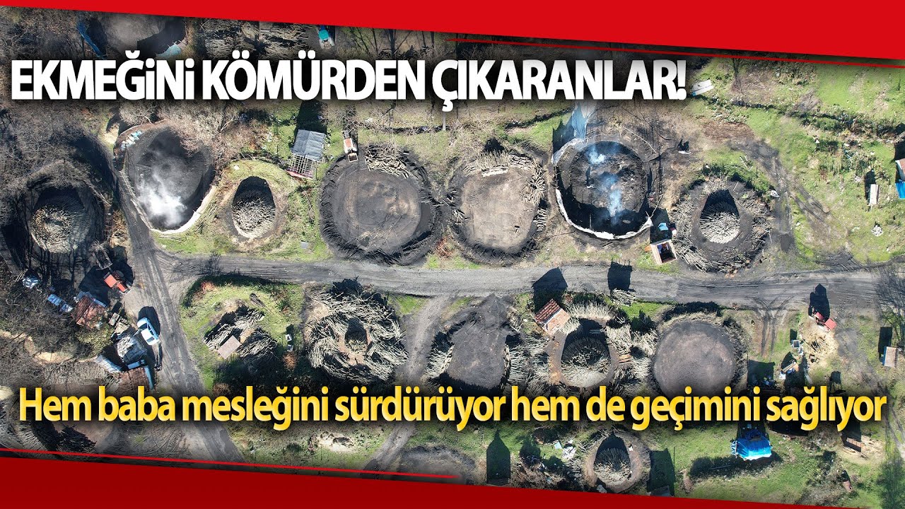 Babadan Kalma Kömürcülük Mesleğini 45 Yıldır Sürdürüyorlar