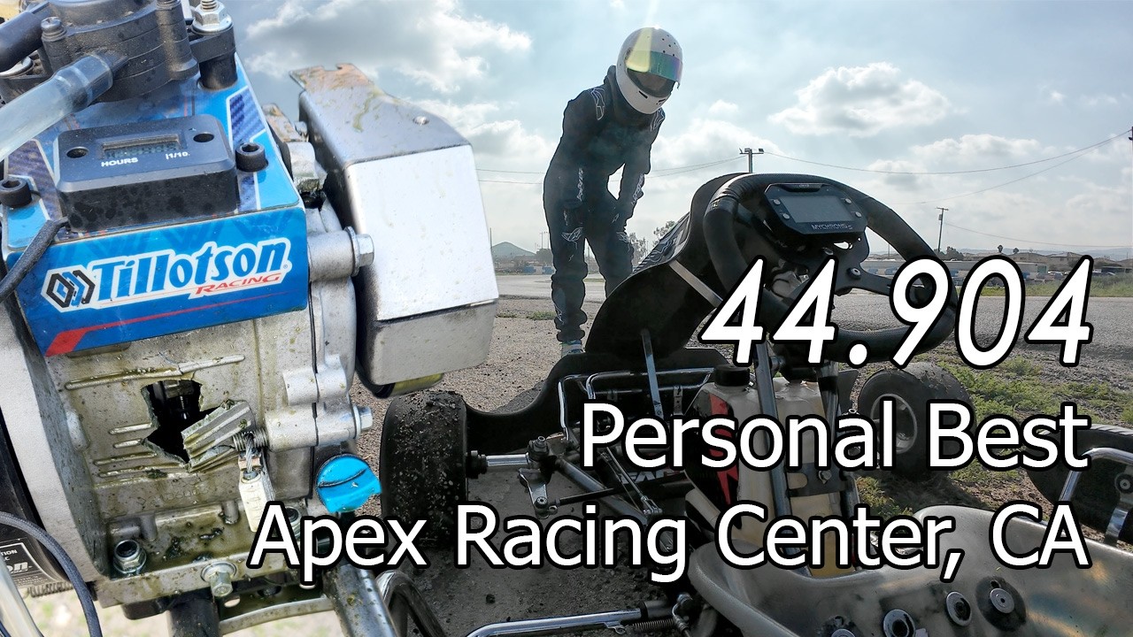 ENGINE BLOW UP / Apex Racing Center / personal best / 44.904