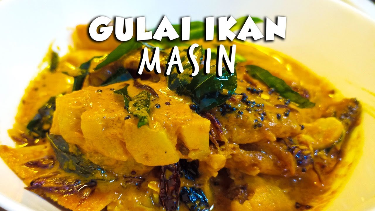 GULAI IKAN MASIN - Inilah Resipi Lengkap Dan Step-By-Step Cara Nak Masak Utara Style [ENG sub]