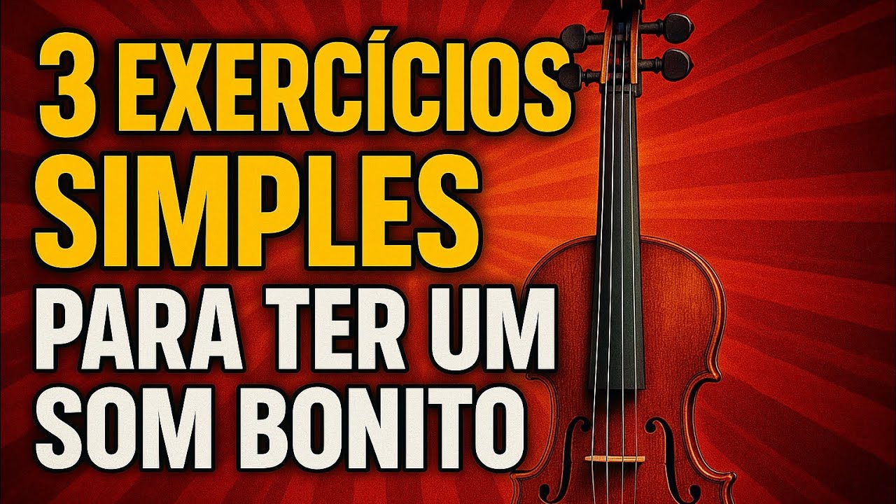 Vídeo que todo violinista iniciante precisa assistir - como ter um som bonito no violino