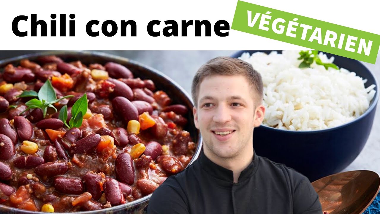 Chili con carne végétarien -  en moins de 10 minutes !!!