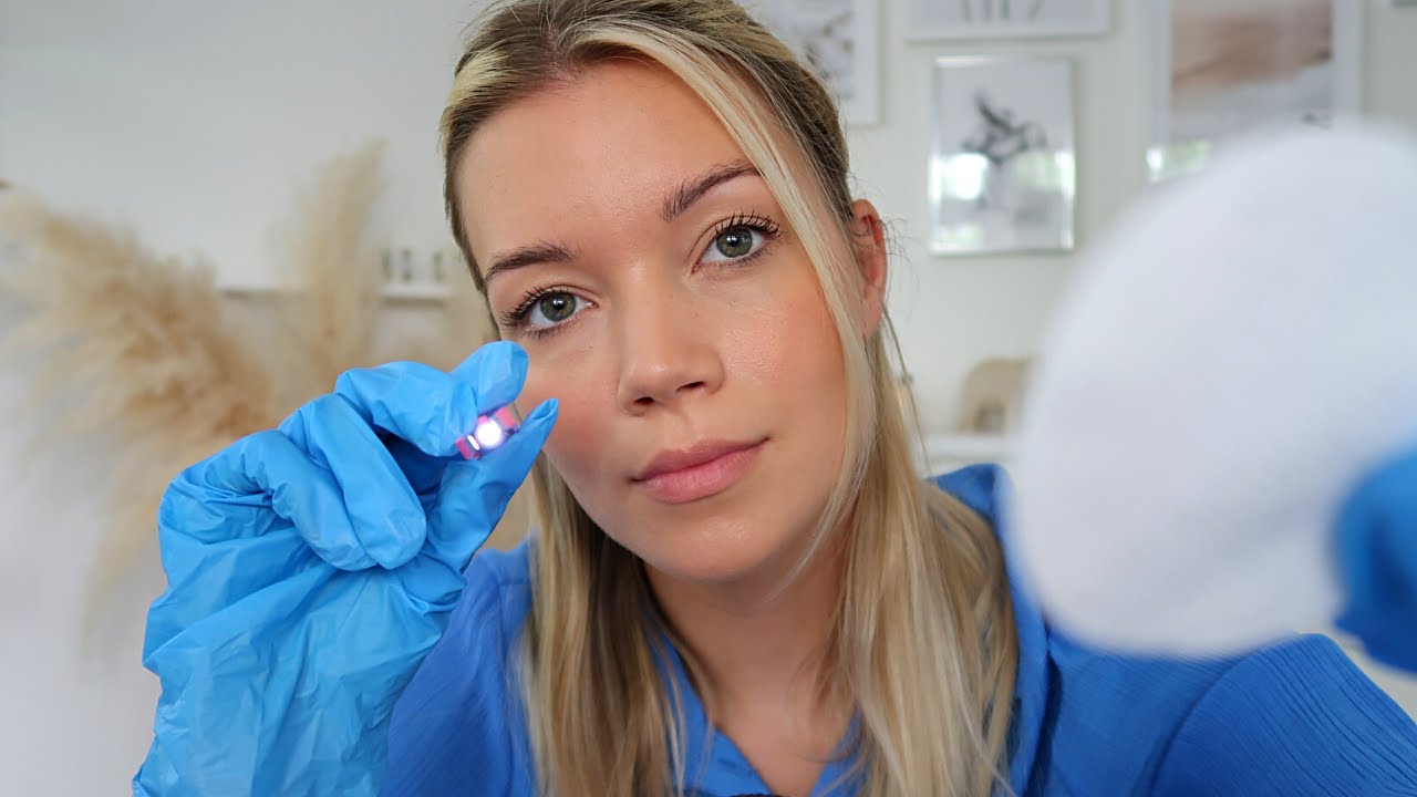 ASMR Face Mapping Clinic | Relaxing Skin Analysis Roleplay