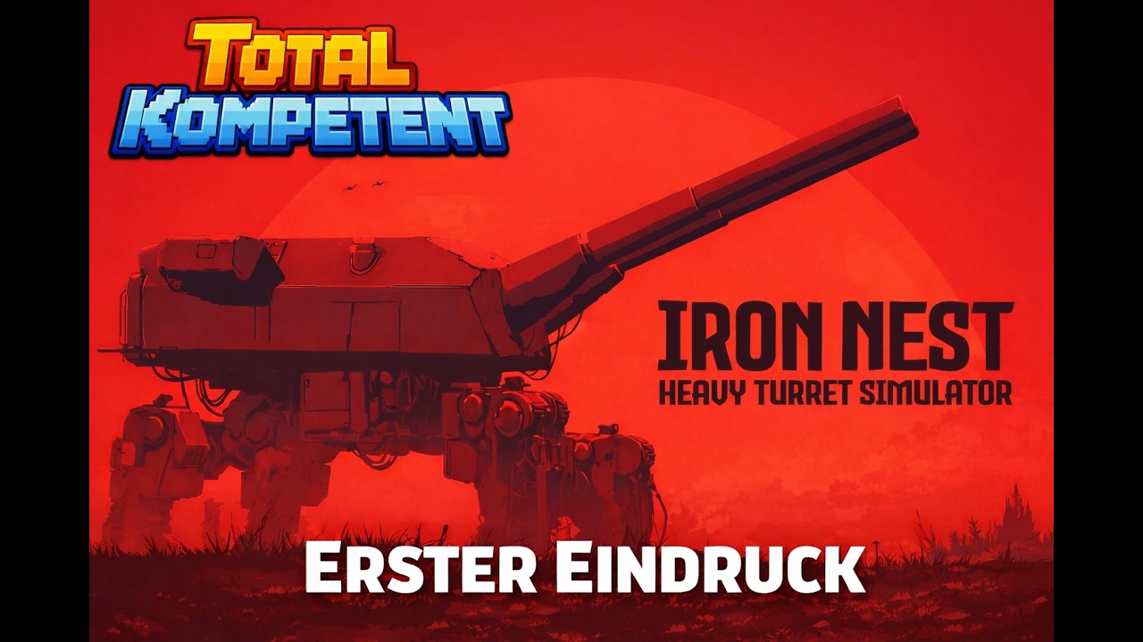 IRON NEST Heavy Turret Simulator Gameplay - Artillerie-Hölle in First Person - diesmal mit Sound