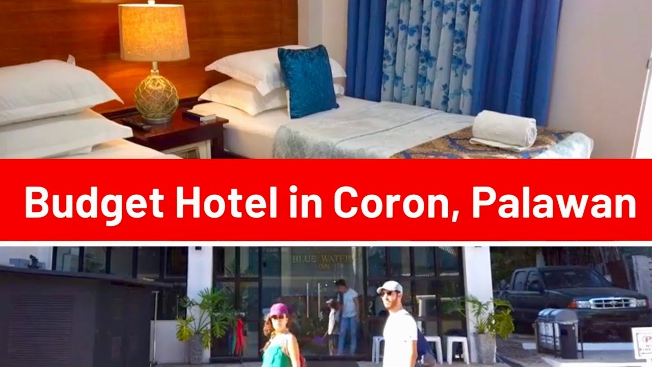 Affordable Hotel in Coron Palawan - Blue Waters Inn | Triple Room Tour