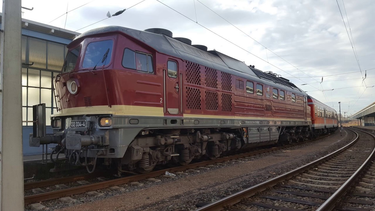 BR 232 / BR 132 (132 334-4) nach Schwarzenberg (Erzg.) - Zwickau (S) Hbf.