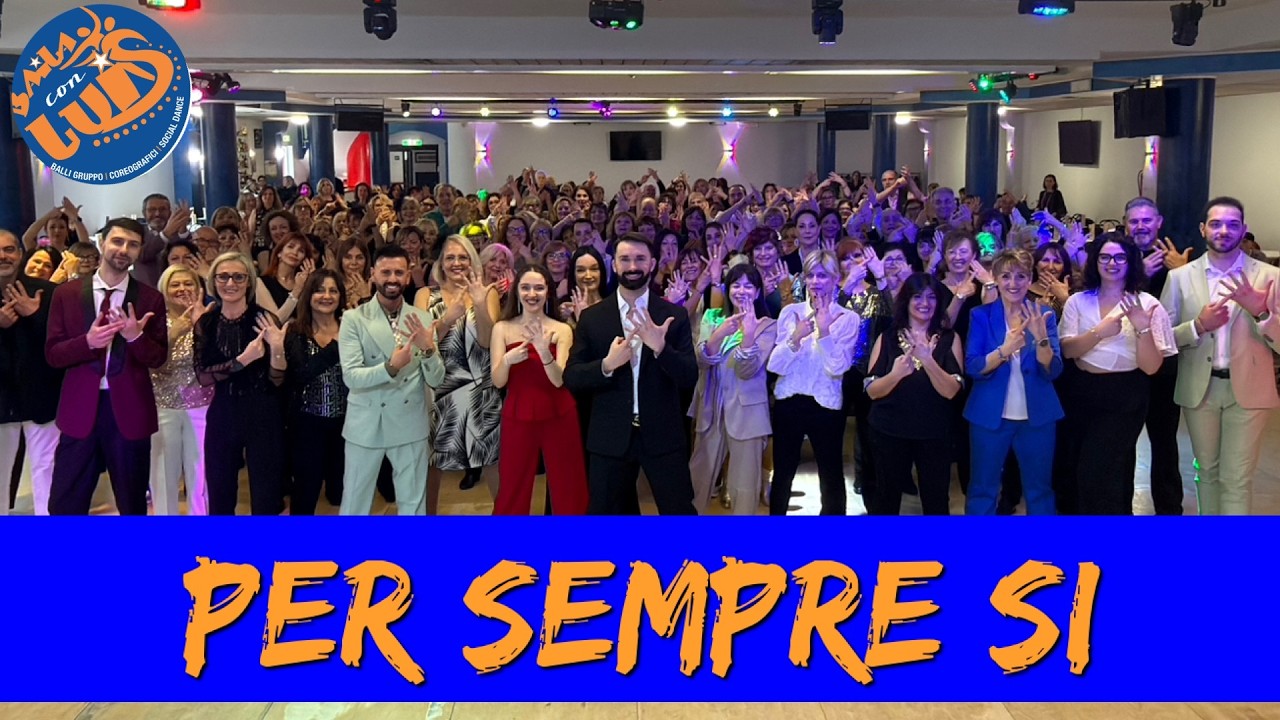 PER SEMPRE SI Sal da Vinci SANREMO 2026 || COREOGRAFIA + TUTORIAL || BAILA CON LUIS 2026