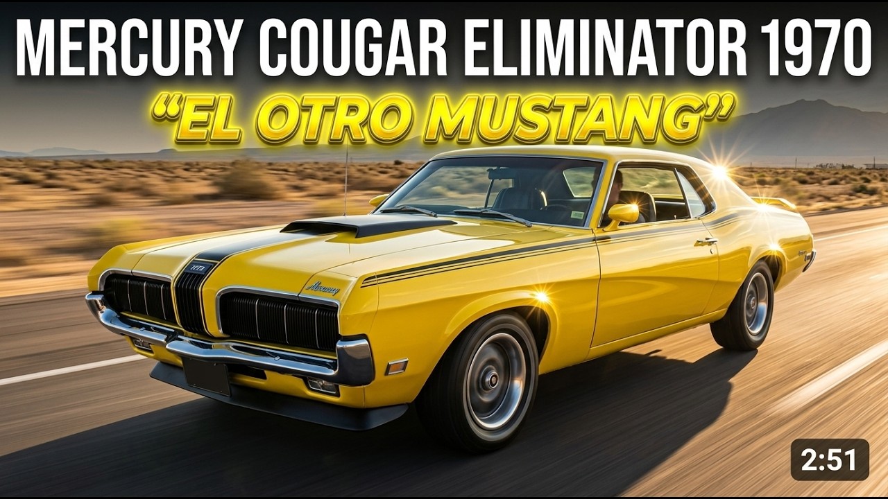 Mercury Cougar Eliminator 1970 : El muscle car que vivió a la sombra del Mustang