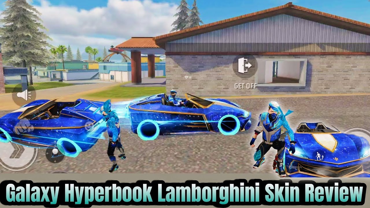 Galaxy Lamborghini Skin Full Review | Free Fire Galaxy Hyperbook Car Skin | Free Fire Best Car Skin