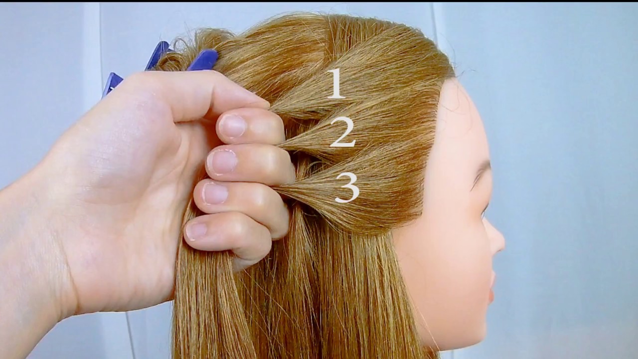 COMO HACER trenzas de cascada