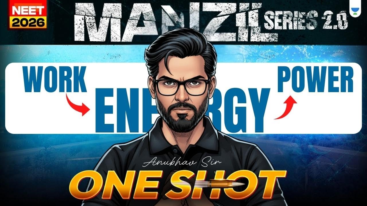 Work, Energy & Power | Anubhav Sir | NEET-2026 | Manzil 180 Series 2.0  #neet2026