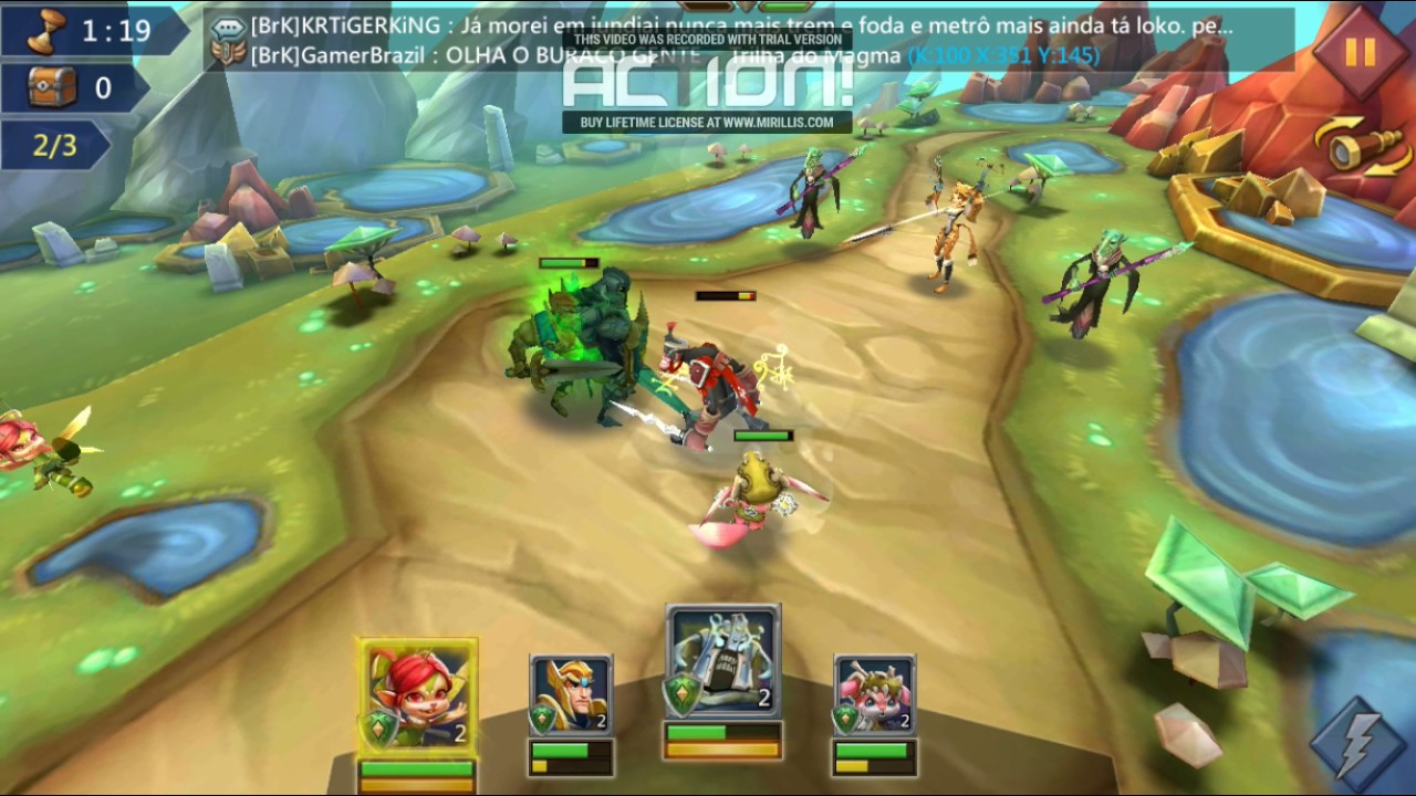 Lords Mobile Aventura Desafio 1-8 e 1-9