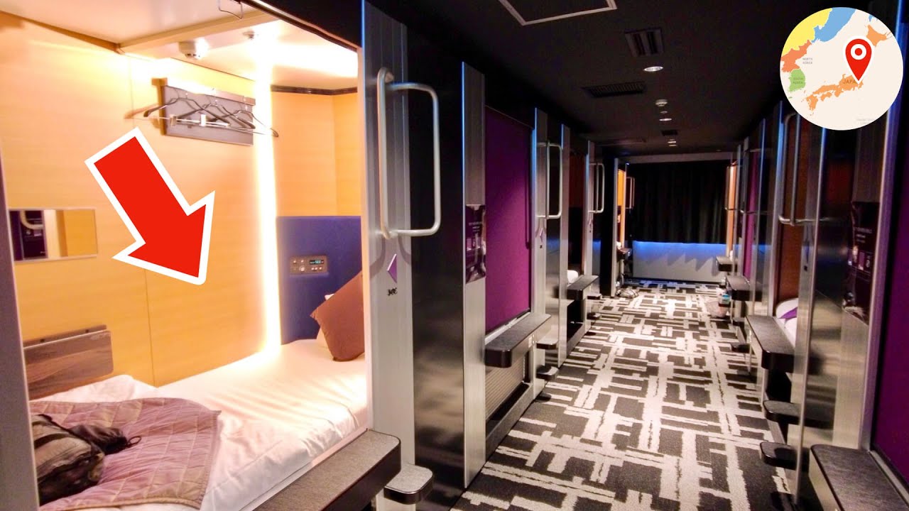Дешевый и просторный капсульный отель в Японии 😴🛌 Отель MyCUBE в Токио