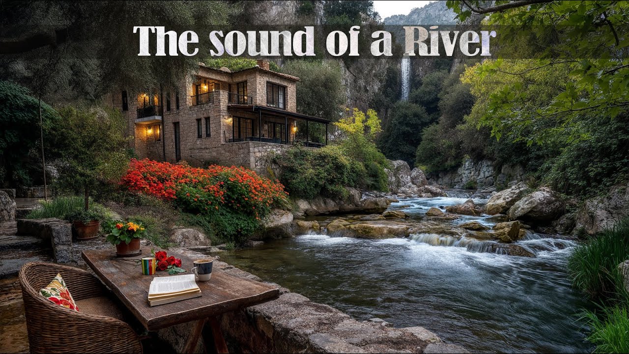 The Sound of a River | 2 Hours River 🎧 Sounds for Sleep & Relaxation | Calming Nature Ambience