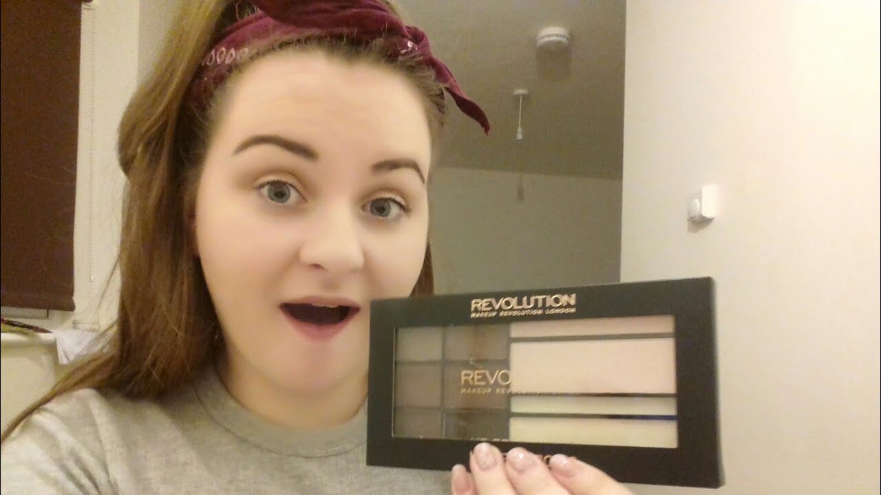 HD PRO brow palette|makeup revolution|review