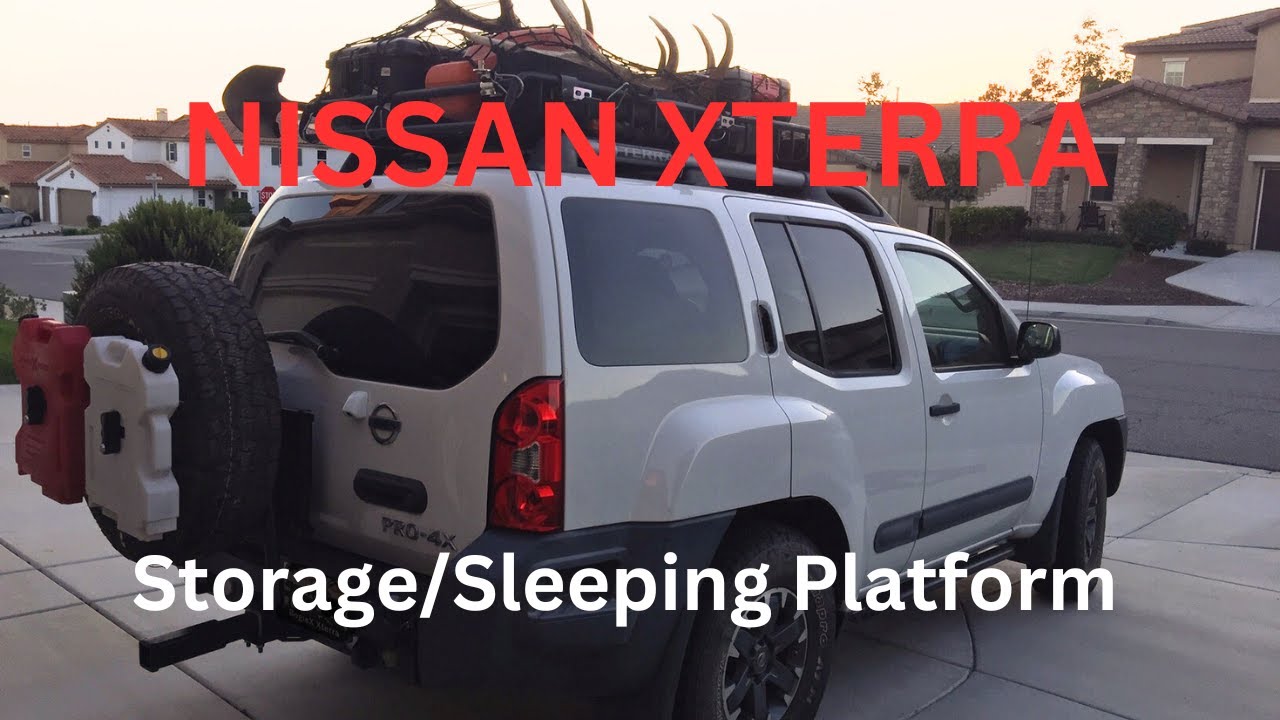 Nissan Xterra Storage & Sleep Platform #xterra #nissanxterra